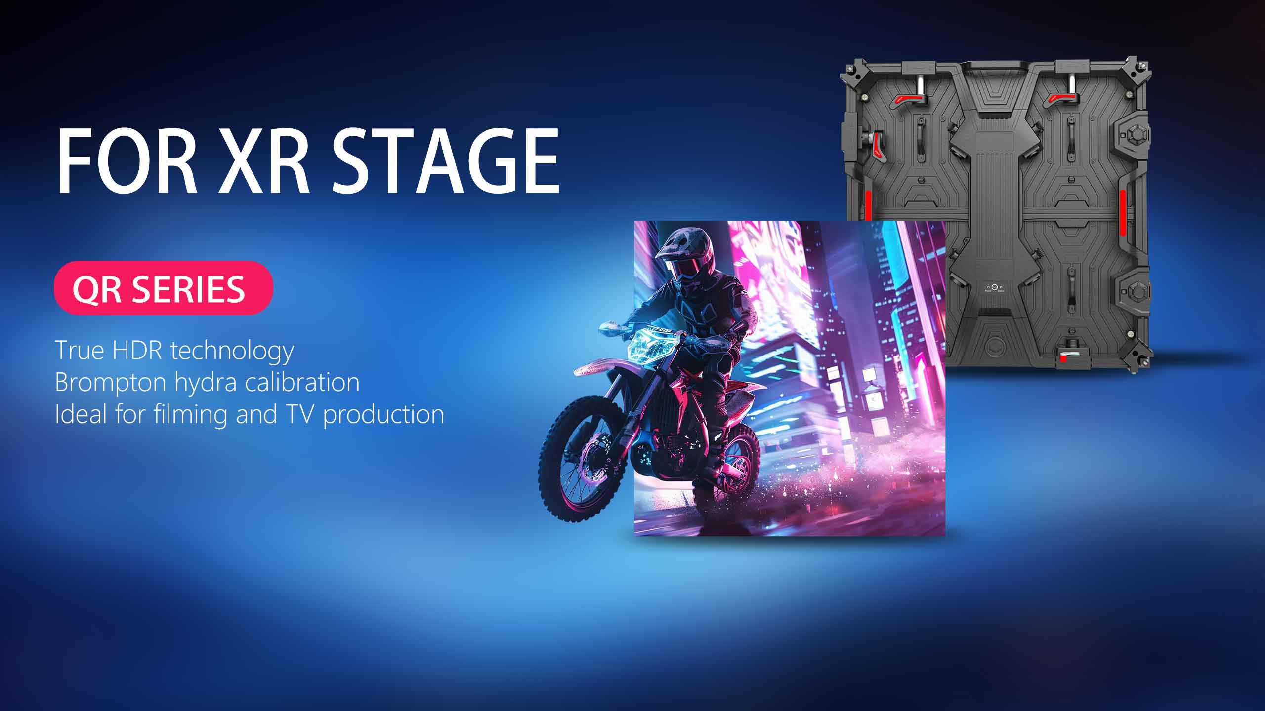 QR series for xR stage